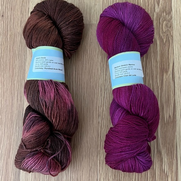 Three Irish Girls Merino Wool Yarn - 2 Skeins - Picture 2 of 4